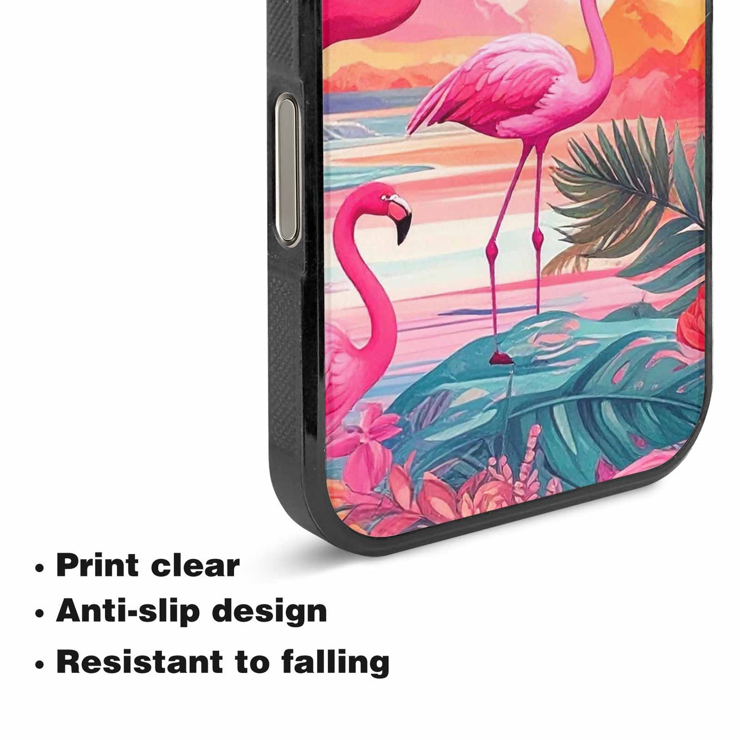 iPhone 16 Pro Case — Flamingo Tropical Flamingo Tropical Pattern Hundreds, Unique Phone Case Design