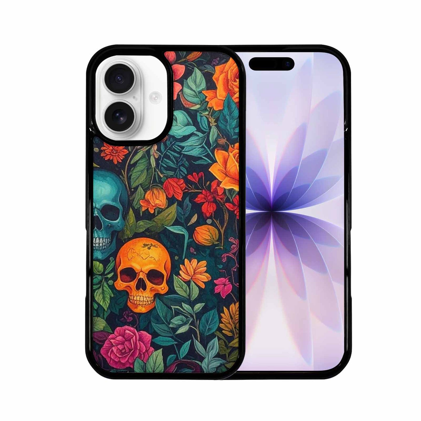 iPhone 17 Case — Skulls Botanicalskulls Pattern B2f Gothic Skulls, Custom Made Phone Cover