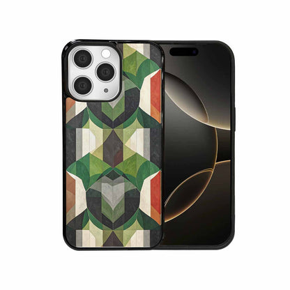 iPhone 15 Pro Max Case — Aromantic Flag Color Theme Small Rainbow, Original Design Phone Case