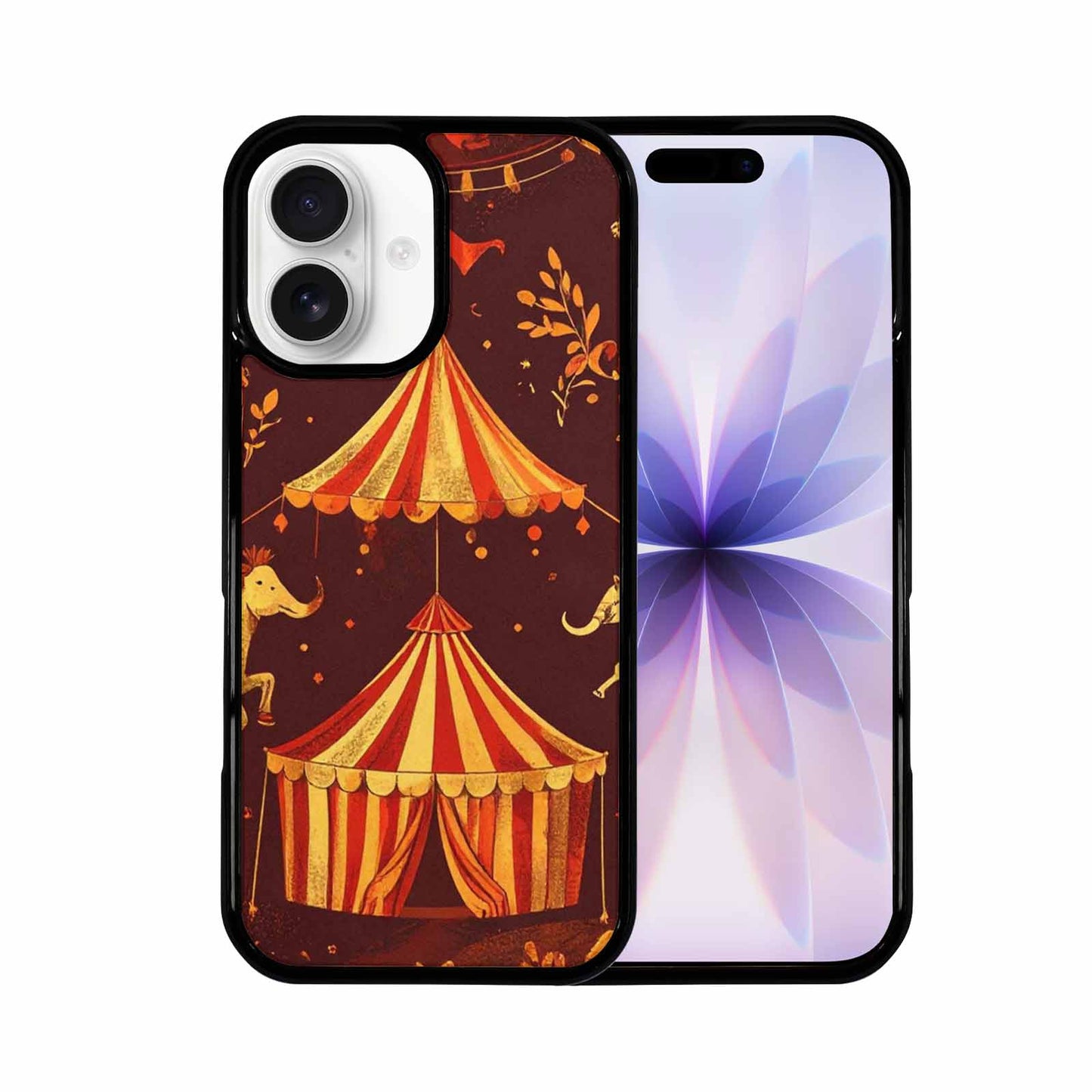 iPhone 17 Case — Vintage Circus Art Pattern Retro Vintage, Custom Designed Case Cover