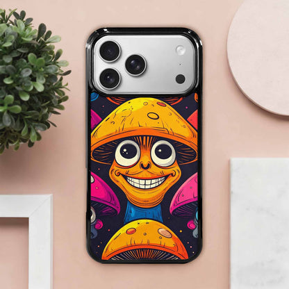 iPhone 17 Pro Max Case — Retro Mushroom Cartoon Art Retro Vintage, Personalized Phone Case