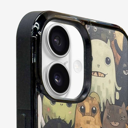 iPhone 16 Case — Monsters Camomonsters Pattern 6oy Personalized Phone, Custom Designed Case Cover