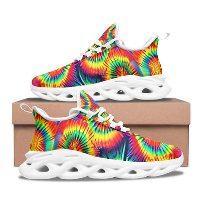 Unisex Rainbow Rave Tie Dye Art Sneakers