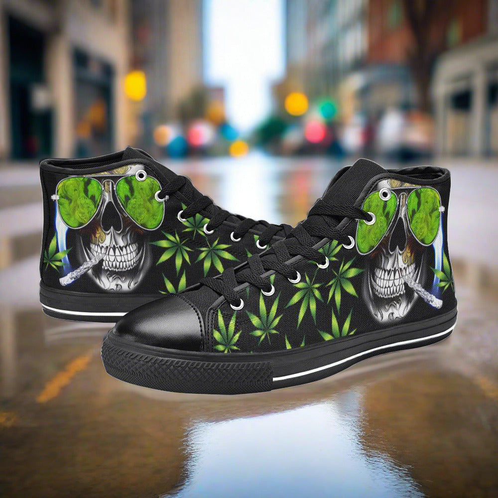 Monarch Jewel Rich Vivid MEN Bold Art - Freaky Shoes | Custom Art Sneakers