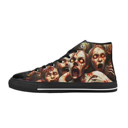 WOMEN'S Monsters 2 High Top Canvas Y2K Custom Sneakers