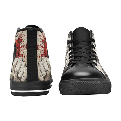MEN'S Jesus_Ht_07 Men’S High Top Canvas Vivid Sneakers