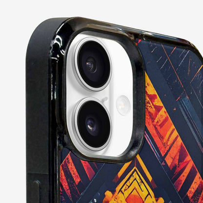iPhone 16 Case — Wild Tribal Ripple, Custom Made Phone Cover
