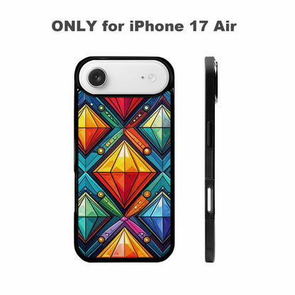 iPhone 17 Air Case — Vintage Summer Diamond Retro Vintage, Unique Phone Case Design