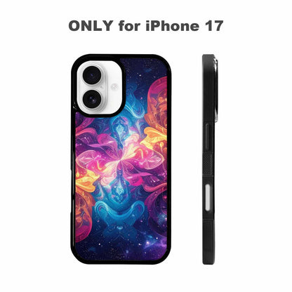 iPhone 17 Case — Rose Galaxy Art Seamless Galaxy Space, Personalized Phone Case