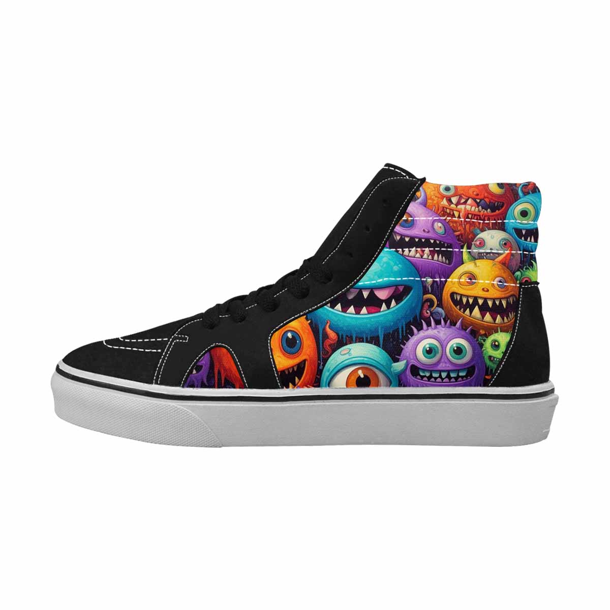 MEN'S Multi High Top Canvas Grunge Custom Shoes