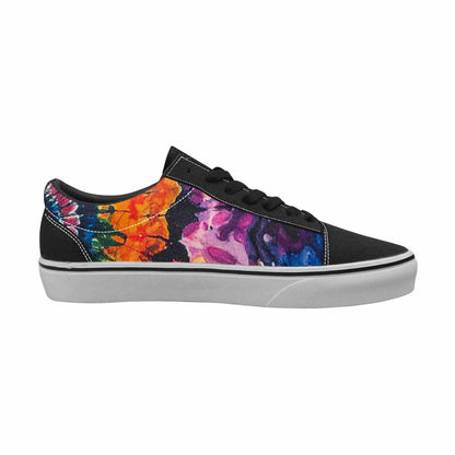 WOMEN'S Tie Lace-Up Canvas Dark Academia Sneakers