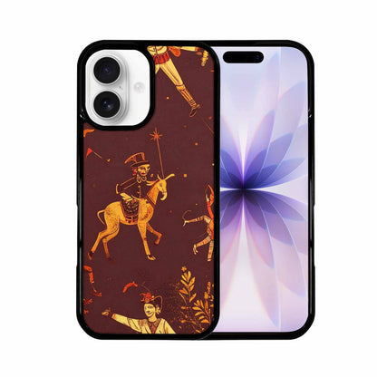 iPhone 17 Case — Vintage Circus Art Pattern Retro Vintage, Personalized Phone Case