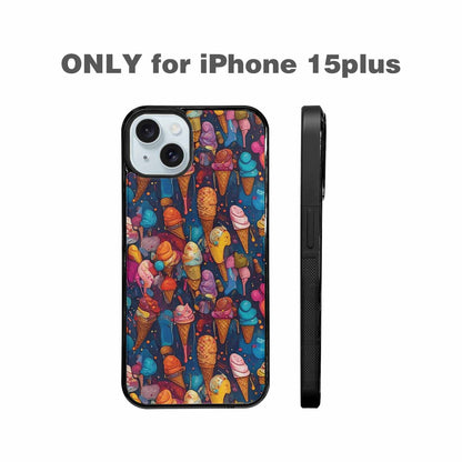 iPhone 15 Plus Case — Ice Cream Motif Ice Cream Motifs, Custom Phone Case
