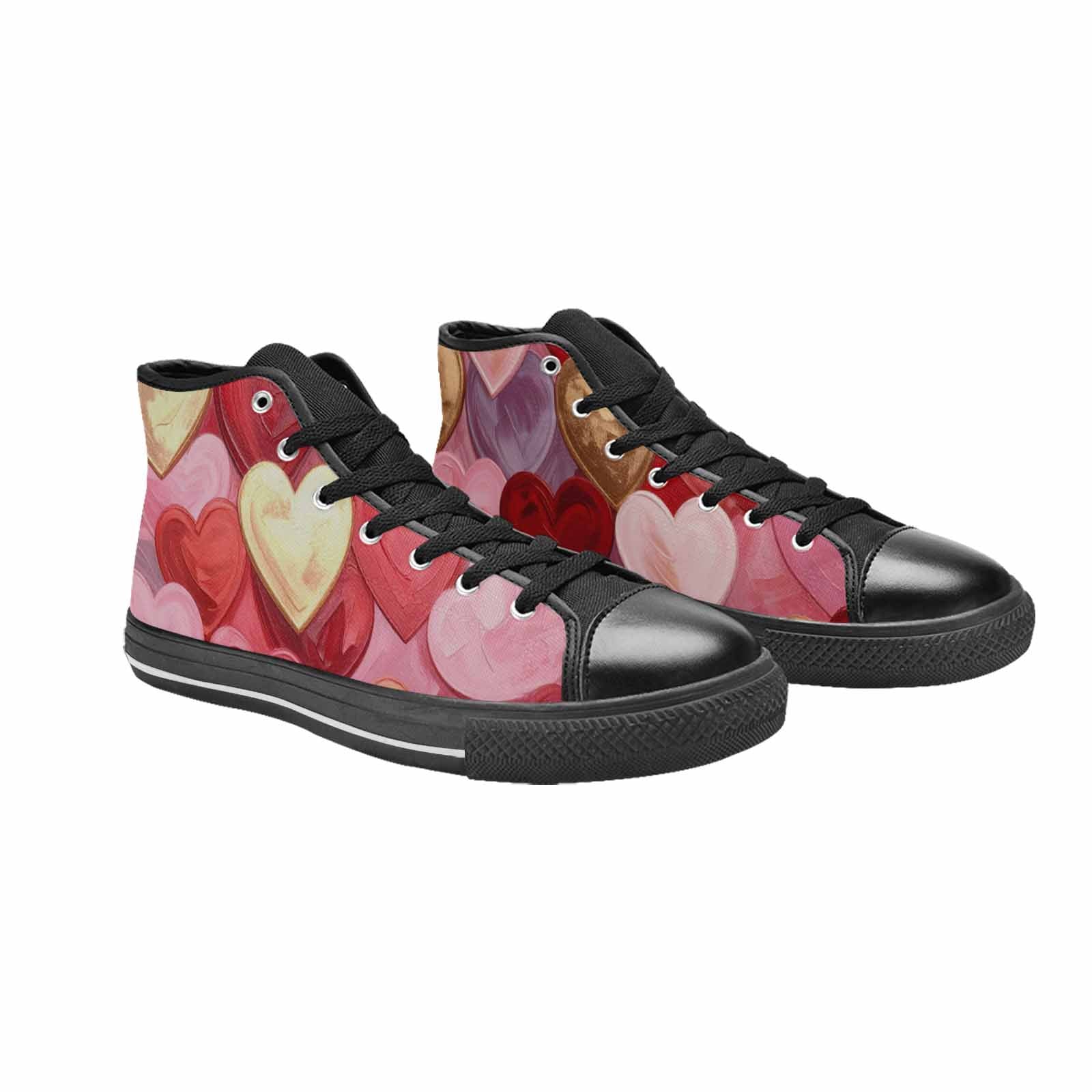 MEN'S No Words Or High Top Canvas Surreal Custom Sneakers