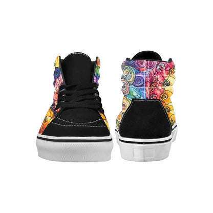 MEN'S Tie High Top Canvas Vivid Sneakers