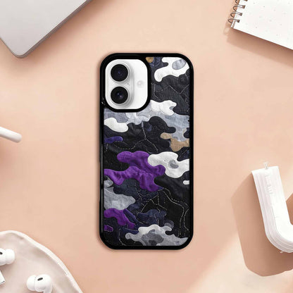 iPhone 17 Case — Vivid Camo Asexual Camo, Custom Phone Case