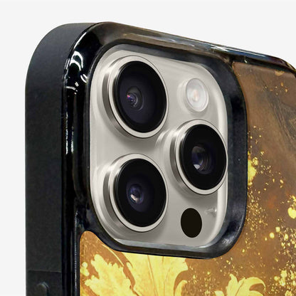iPhone 16 Pro Case — Klimt Gold Leaf Artwork Pattern, Custom Phone Case