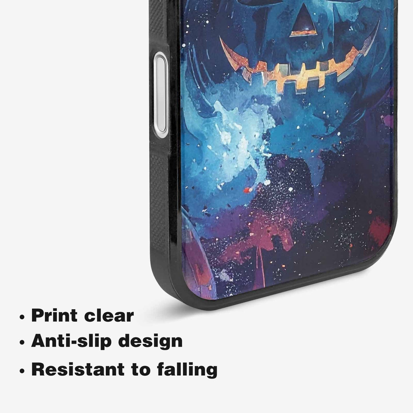 iPhone 16 Case — Eamless Repeating Pattern Of Overlapping Pumpkin, Customized Protective Case