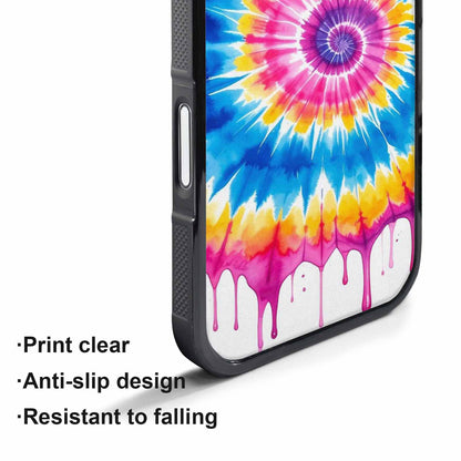iPhone 17 Pro Case — Tie Dye Drip Tie Dye, Custom Printed Phone Case