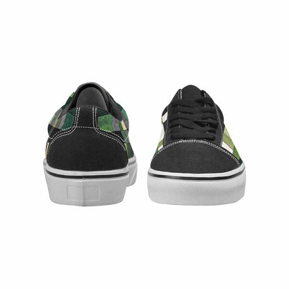 MEN'S Aromantic Flag Color Canvas Lace-Up Dark Academia Sneakers