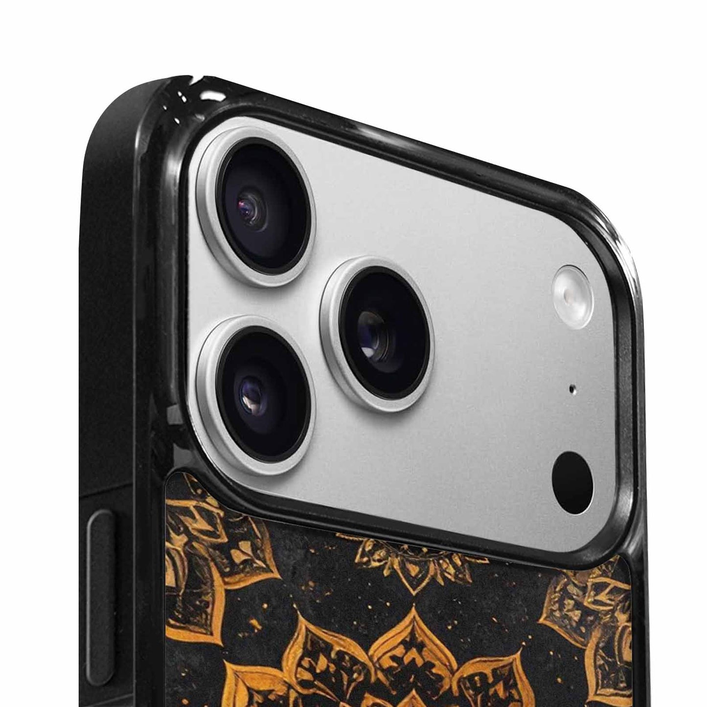 iPhone 17 Pro Max Case — Small Mandala Pattern, Randomly Floral, Unique Phone Case Design