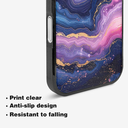 iPhone 16 Case — Marble Galaxy Custom Personalized Phone Cover, Custom Designed Case Cover