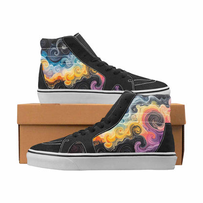 WOMEN'S Tie Dye High Top Canvas Made To Order Dreamcore Custom Kicks
