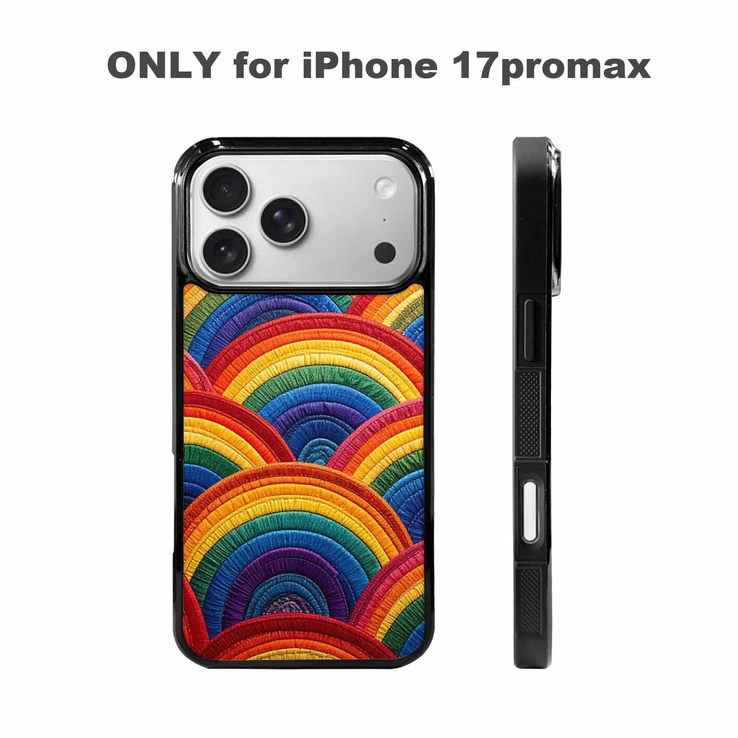iPhone 17 Pro Max Case — Vivid Camo Rainbow Camo, Custom Made Phone Cover