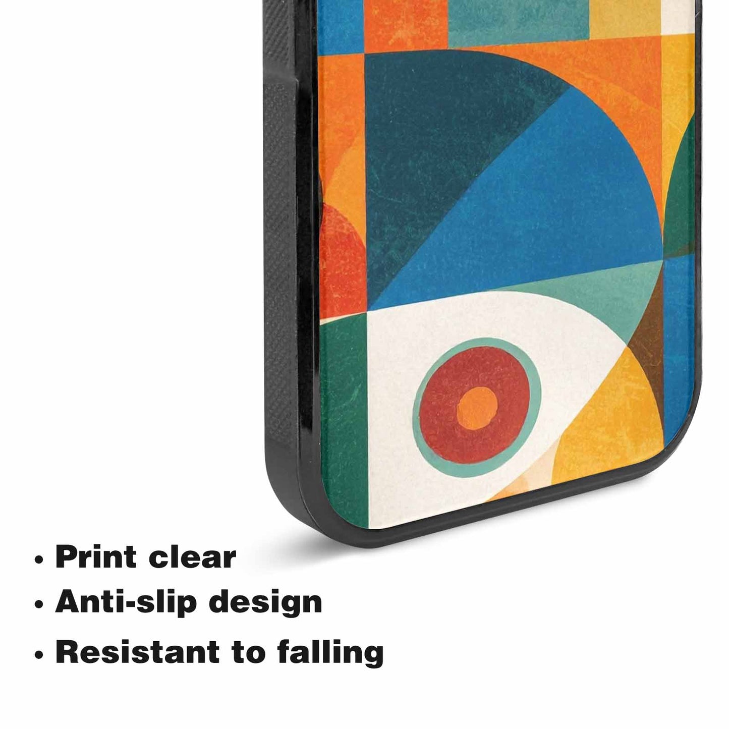 iPhone 15 Plus Case — 1990s Memphis Art Pattern, Unique Phone Case Design