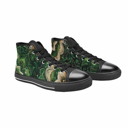 MEN'S Mandala High Top Canvas Grunge Sneakers