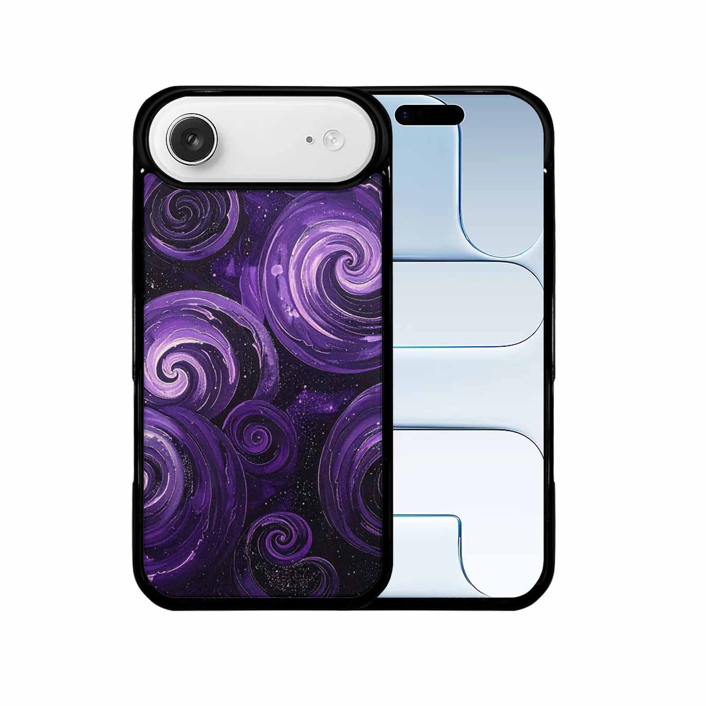 iPhone 17 Air Case — Seamless Repeating Pattern Of Overlapping Galaxy, Personalized Phone Case