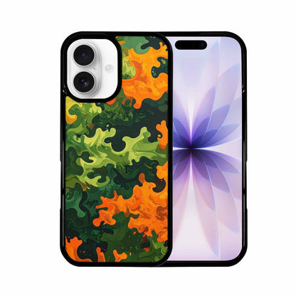 iPhone 17 Case — Small Military Camouflage Blotch Camo, Custom Print Case Cover