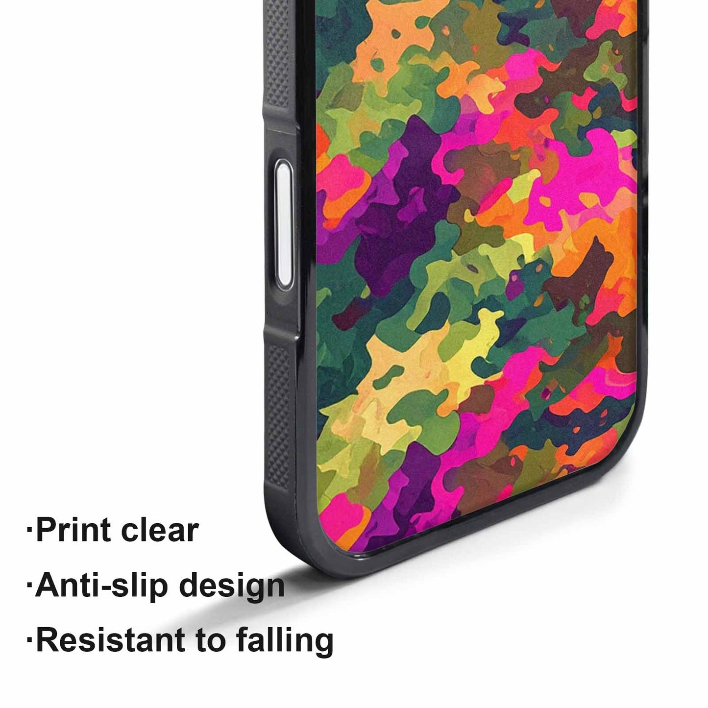 iPhone 17 Air Case — Small Military Camouflage Blotch Pattern Camo, Custom Made Phone Cover