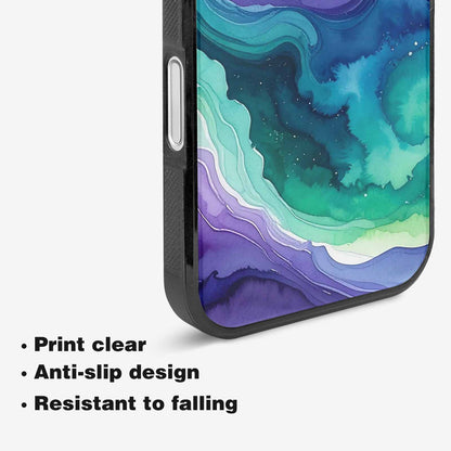 iPhone 16 Plus Case — Galaxy Aurora Nebula, Custom Made Phone Cover