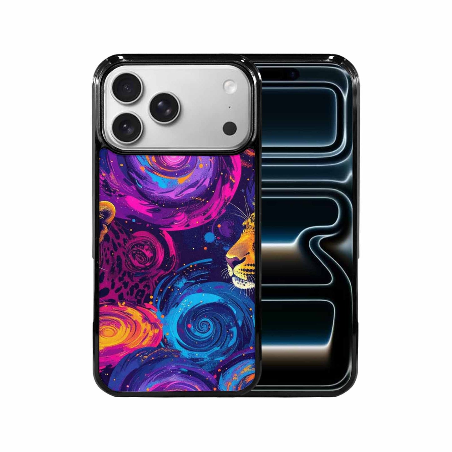 iPhone 17 Pro Max Case — Leopard Print Galaxy Seamless Animal Print, Customized Protective Case