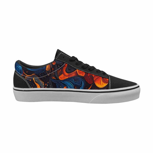 WOMEN'S Fire Flame Canvas Lace-Up Cottagecore Sneakers