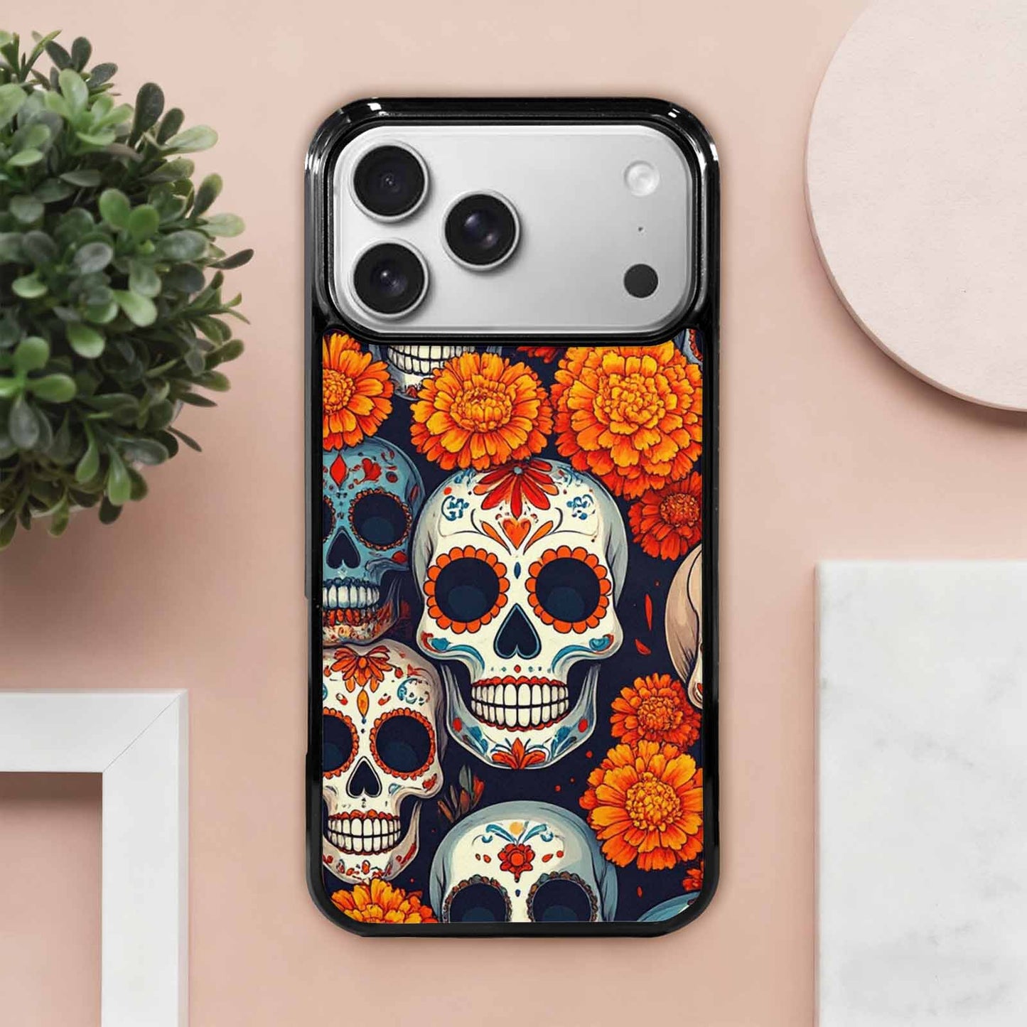 iPhone 17 Pro Max Case — Skull Dark Art Gothic Print Gothic, Custom Printed Phone Case