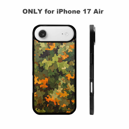 iPhone 17 Air Case — Small Military Camouflage Blotch Pattern Camo, Custom Art Phone Cover