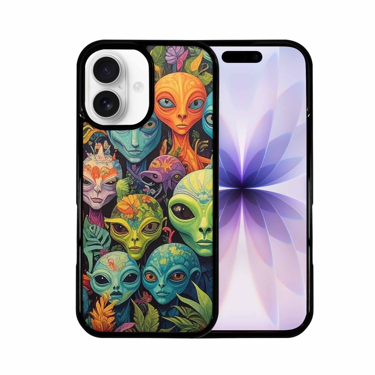 iPhone 17 Case — Aliens Pattern Hundreds Of Alien Scifi, Custom Made Phone Cover