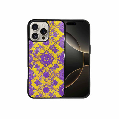 iPhone 16 Pro Max Case — Intersex Flag Color Theme Small Rainbow, Custom Printed Phone Case