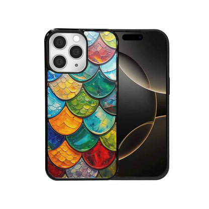 iPhone 15 Pro Max Case — Reptile Scale Full Color Vibrant Reptile, Unique Phone Case Design