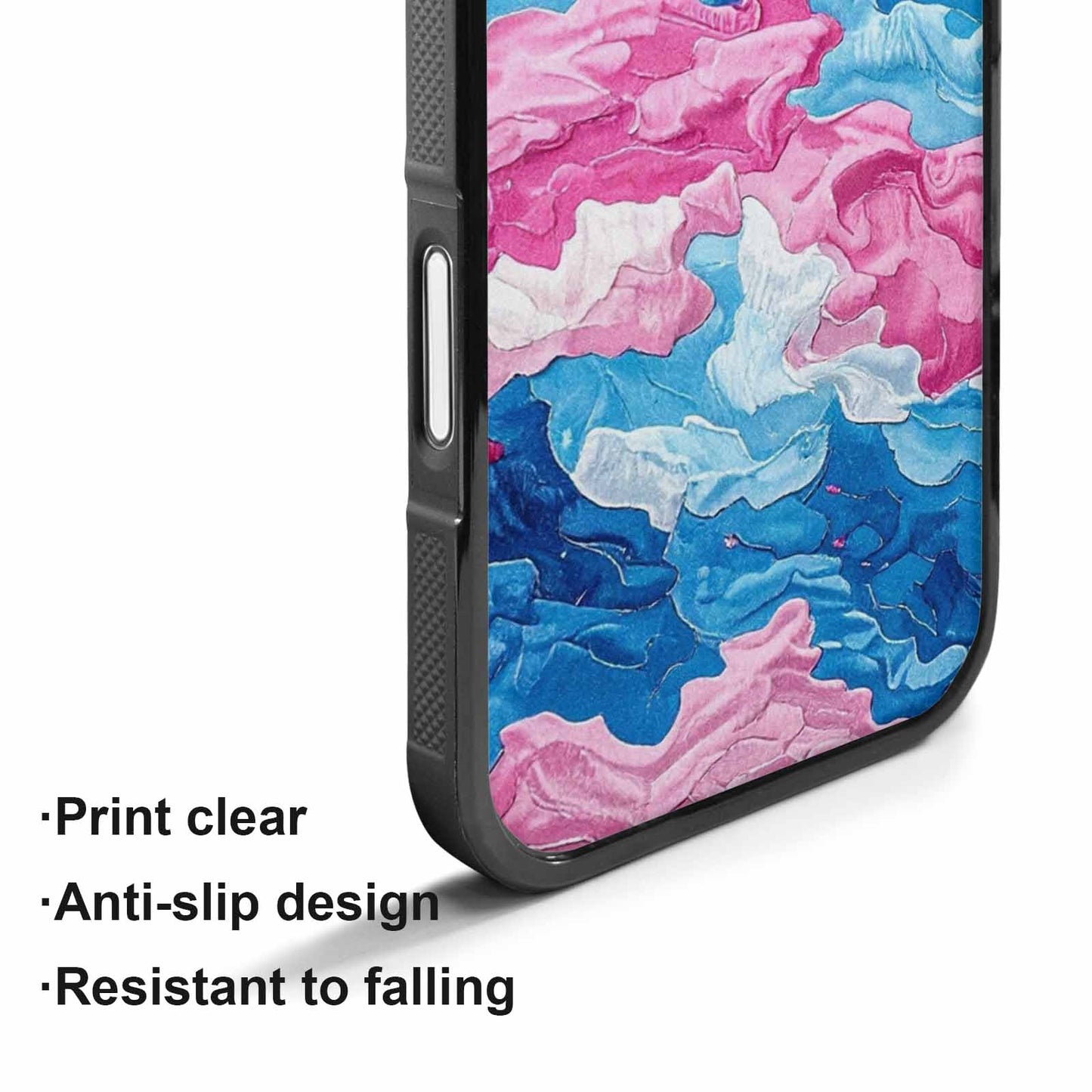 iPhone 17 Case — Vivid Camo Transgender Camo, Custom Art Phone Cover
