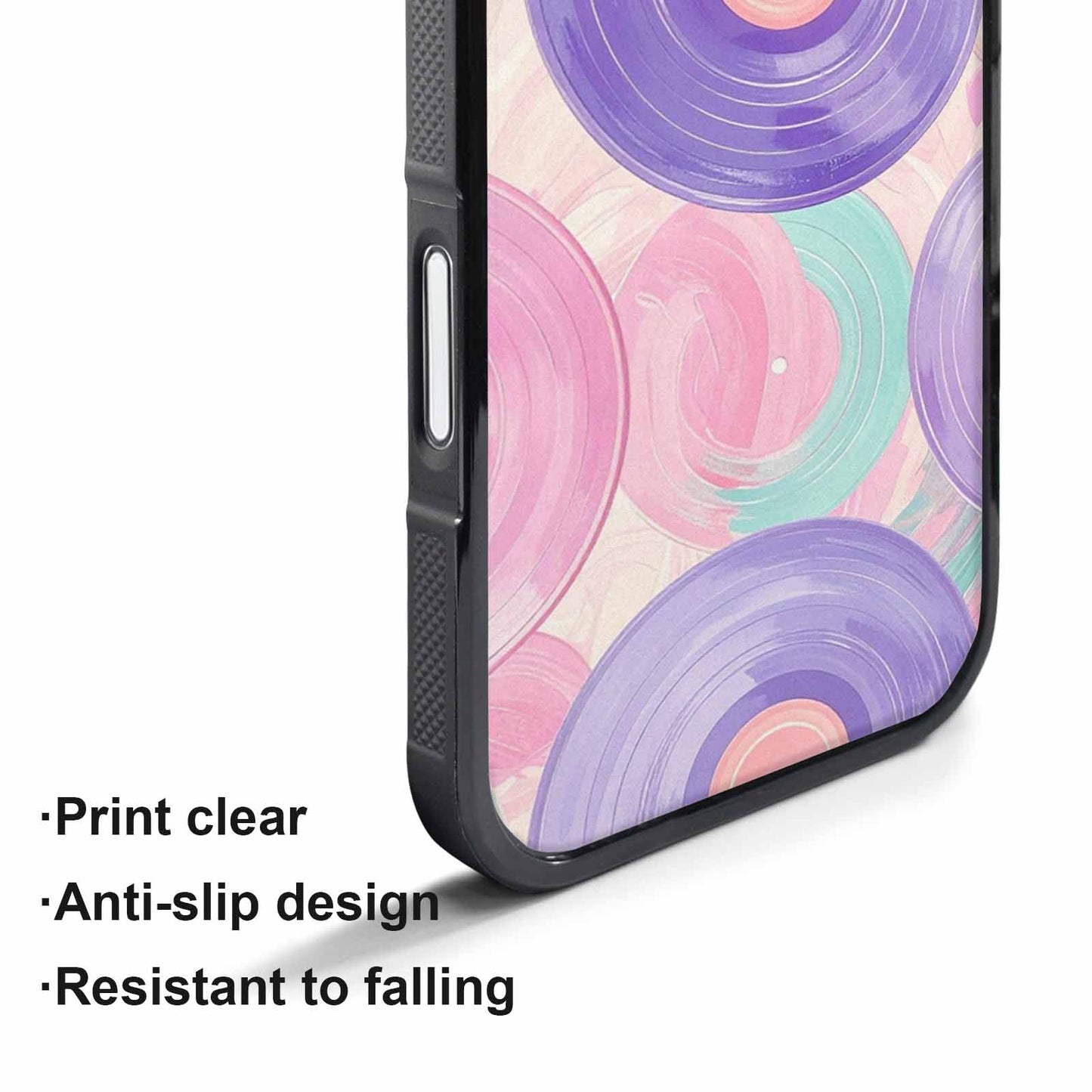 iPhone 17 Pro Case — Pastel Mothers Day Vinyl Original Art, Personalized Phone Case