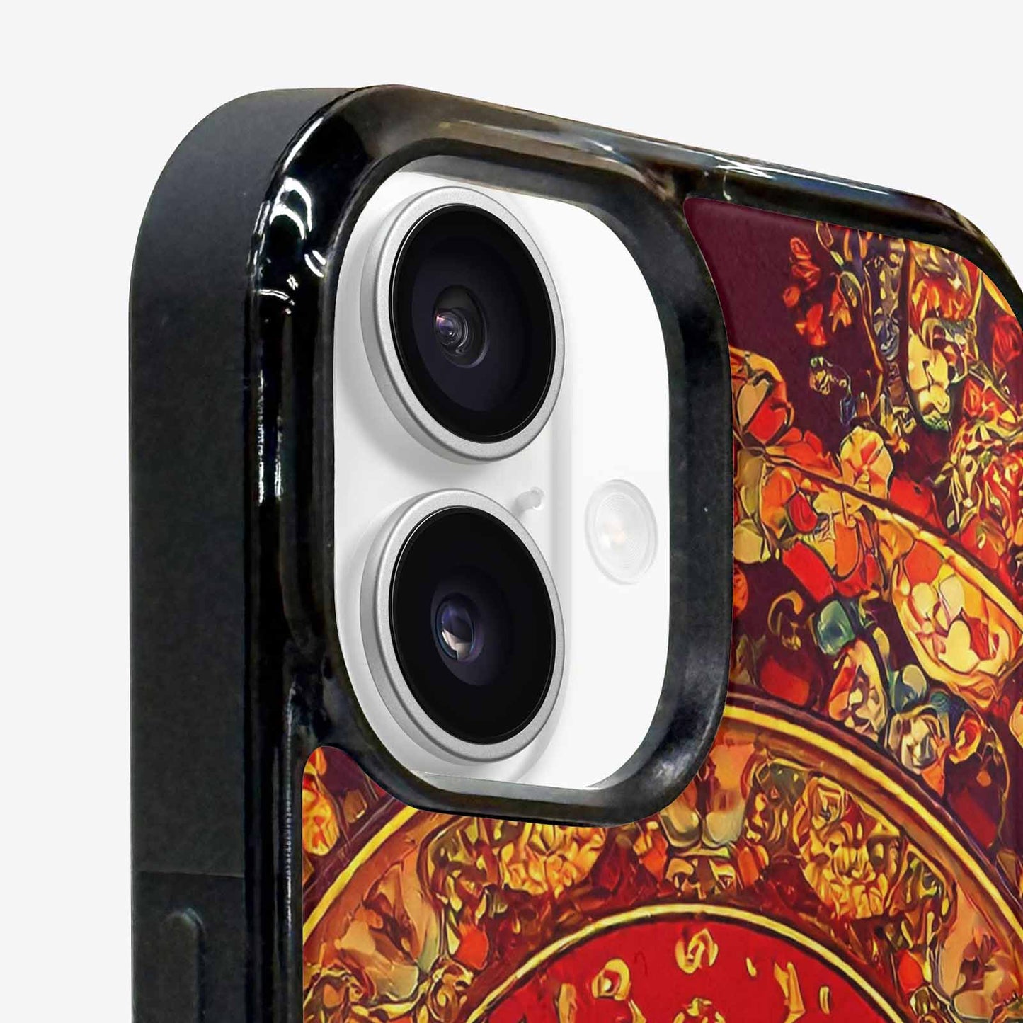 iPhone 16 Plus Case — Mandala Lions Art Seamless Pattern Vibrant, Custom Print Case Cover