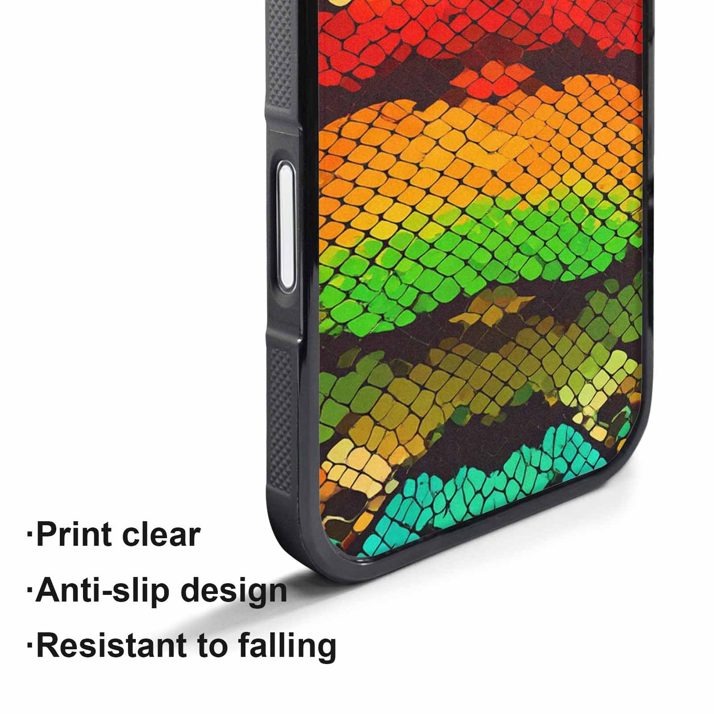 iPhone 17 Air Case — Snake Print Dark Seamless Pattern Animal, Customized Protective Case
