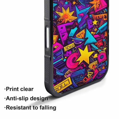 iPhone 17 Pro Max Case — Retro Motif Retro Motifs Retro Vintage, Custom Designed Case Cover