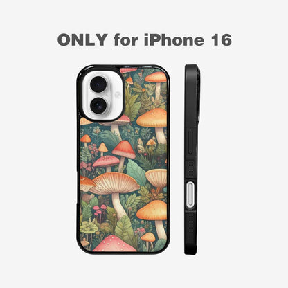 iPhone 16 Case — Mushrooms Botanicalmushrooms P, Original Design Phone Case