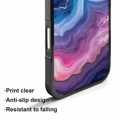 iPhone 17 Case — Marble Galaxy Art Seamless Galaxy Space, Custom Art Phone Cover
