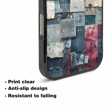 iPhone 16 Pro Max Case — Distressed Grunge Texture Pattern Hundreds Of, Custom Designed Case Cover
