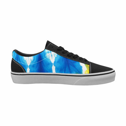 WOMEN'S Tie Dye Drip Canvas Lace-Up Cottagecore Sneakers